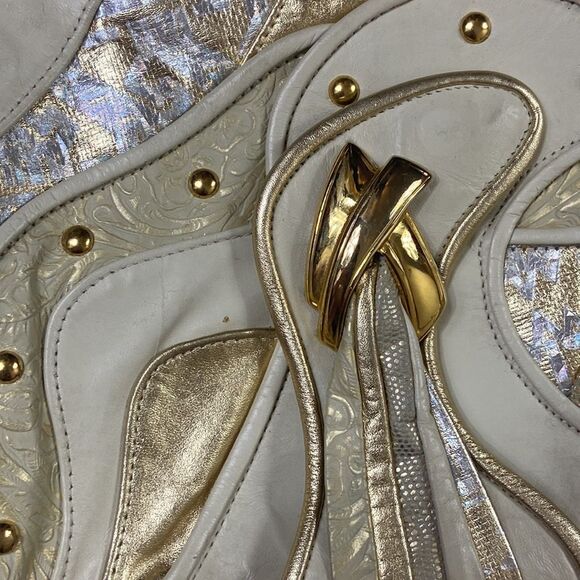 VINTAGE BAGS BY PINKY GENUINE LEATHER MADE IN USA WOMEN BAG - Picture 9 of 16